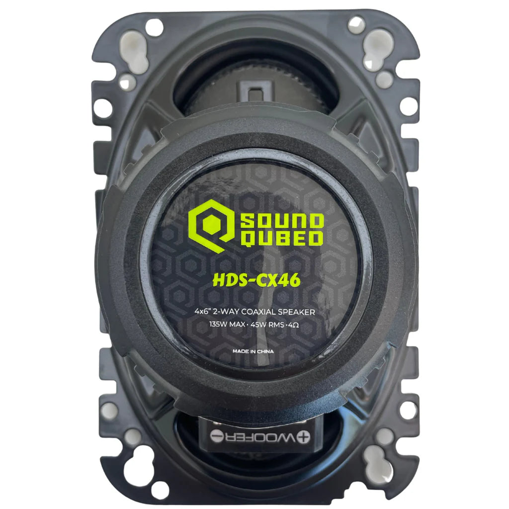 Soundqubed HDS Series 4x6" Coaxial 2-way Speakers