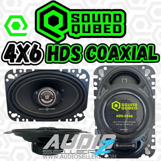 Soundqubed HDS Series 4x6" Coaxial 2-way Speakers