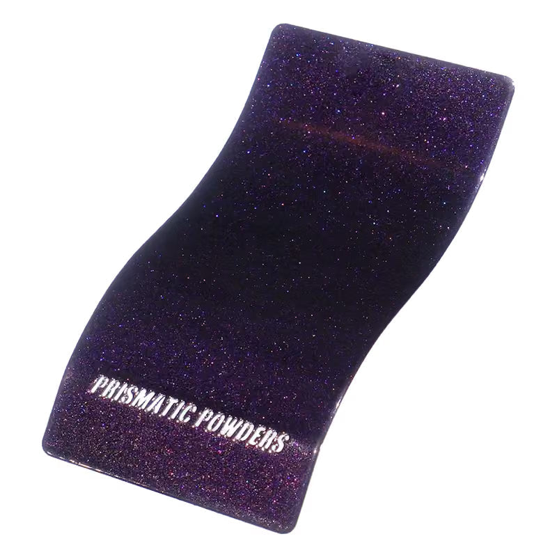 NYX Sparkle PPB-10553 Base coat PSS-11248 High Gloss Black Prismatic Powders powder coat color swatch