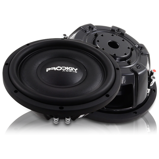 Prodigy Audio NB3-10D4 10" 600 Watt RMS Dual 4 Ohm Shallow Mount Subwoofer