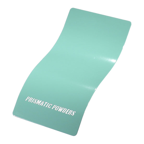 Light Green RAL-6027 Prismatic Powders powder coat color swatch