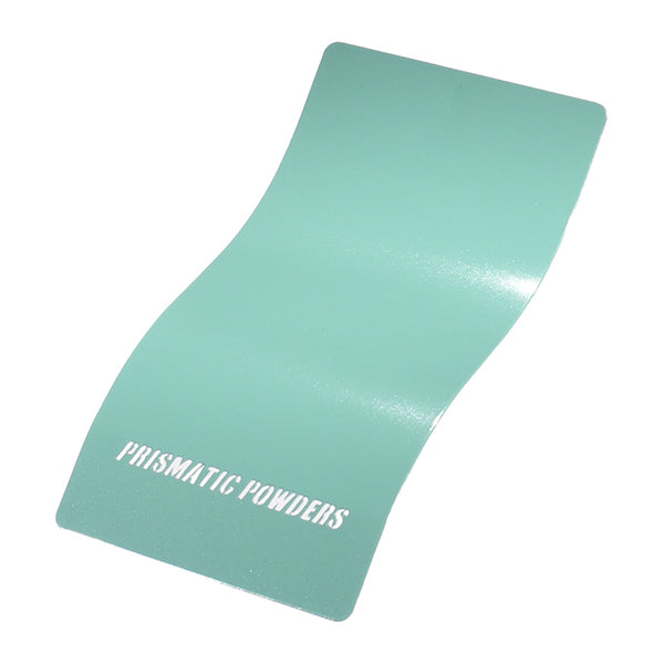 SEA FOAM PEARL PMB-6797 Prismatic Powders powder coat color swatch