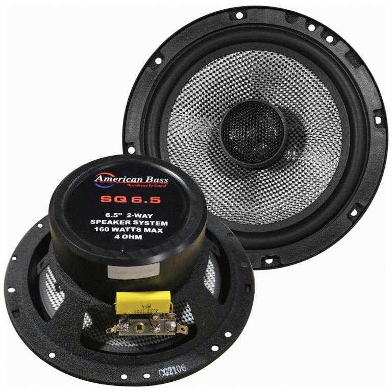 SQ 6.5 Full Range Speakers (Pair) - American Bass Audio