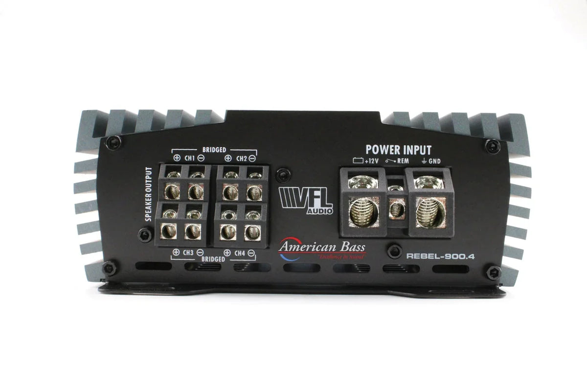 American Bass VFL REBEL 900.4 4 Channel Amplifier – 880W RMS Class D - Audio Sellerz
